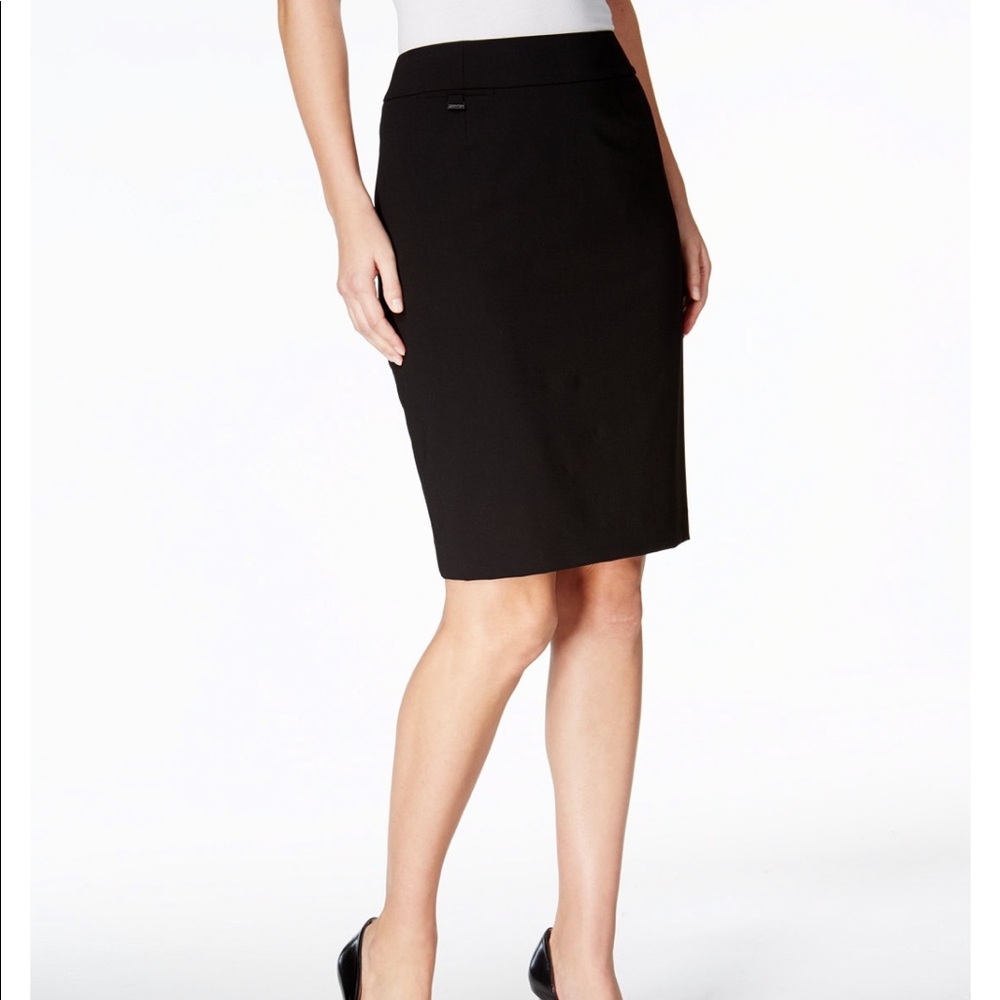 Calvin Klein Black Pencil Skirt